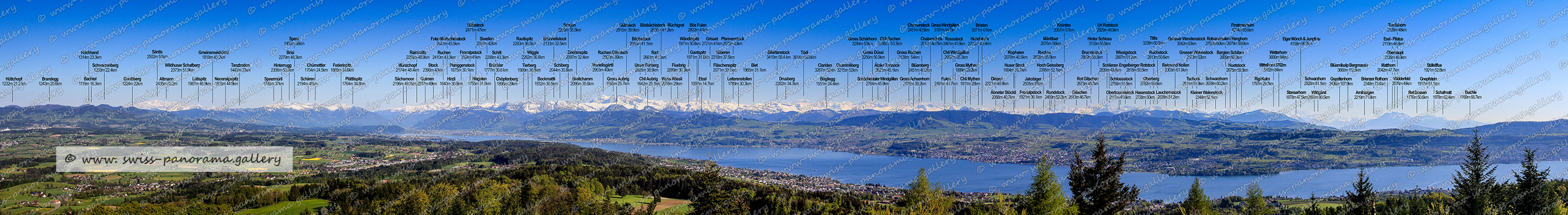 Alpenpanorama Pfannenstiel am Zürichsee swisspanorama gallery