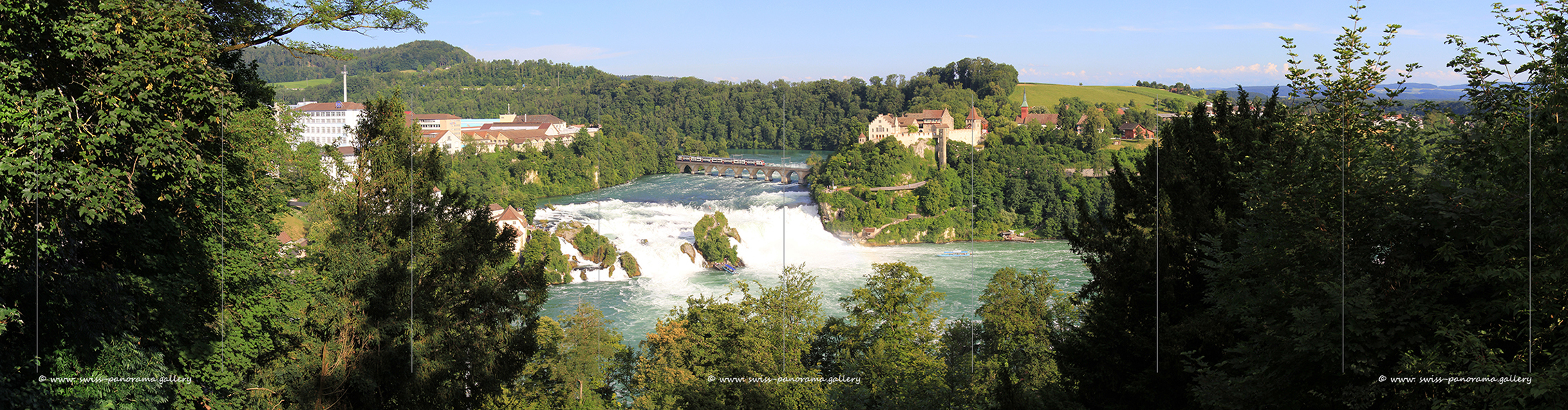 Swistzerland panorama Rheinfall