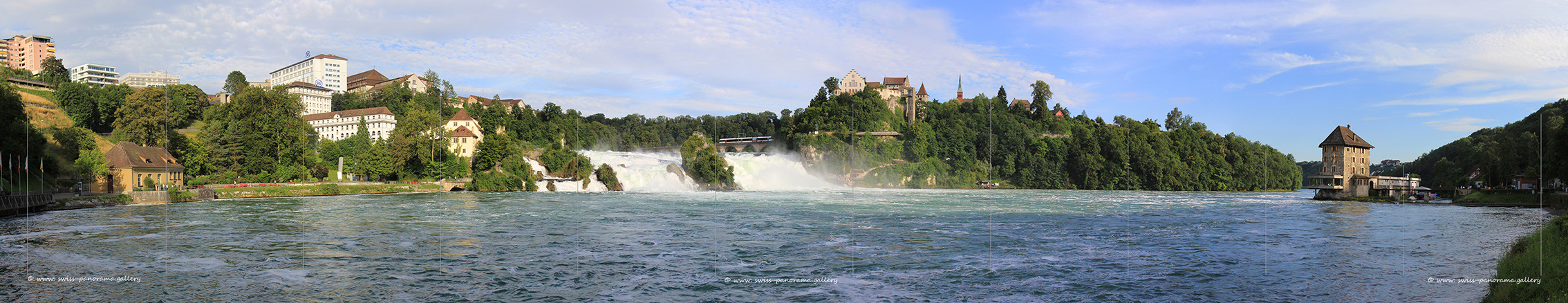 Swistzerland panorama Rheinfall