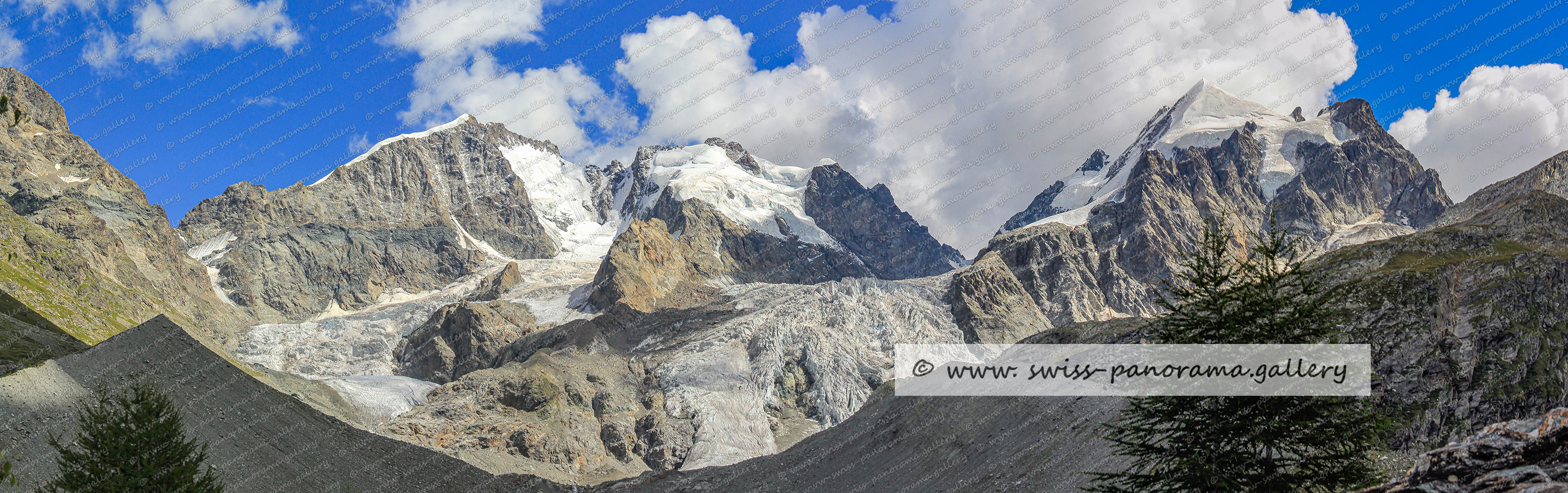 Switzerland Val Roseg, Piz Roseg, panorama swiss panorama.gallery