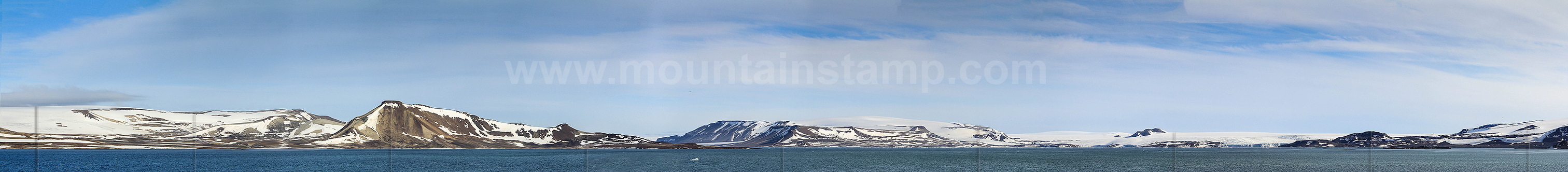 Spitsbergen panorama Hinlopen Strait