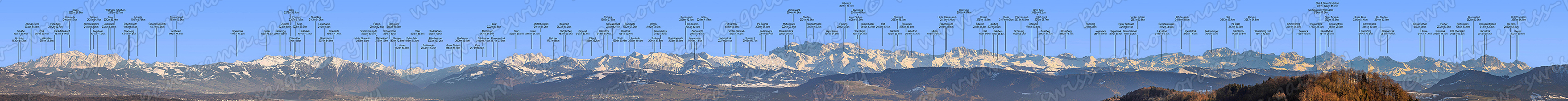 swiss panorama gallery Albis Pass Alpenpanorama beschriftet, Panorama Albis Pass Hohwacht Turm, 167 Gipfel,
Altenalp Turm 2033m 64.5km, Schäfler 1925m 65.4km, Säntis 2502m 61.9km, Girenspitz 2448m 61.7km, Hünerberg 2312m 62.2km, Hinterfallenkopf 1532m 54.4km, Öhrli  2194m 63.1km, Hängeten 2211m 63.3km, Moor 2342m 63.4km, Hochalp 1530m 55.3km, Regelstein 1315m 41.9km, Altmann 2435m 64.1km, Altmannskamm 2410m 63.9km, Wildhuser Schafberg 2373m 62.7km Schafwisspitz 1989m 58.5km, Jöchliturm 2336m 63.1km, Stockberg 1781m 54.5km, Hinterrugg 2306m 60.5km, Gmeinenwishöchi 1817 1818m 55.9km, Speer 1950m 46.3km, Speermürli 1746m 47.3km, Lütispitz 1987m 57.6km, Tanzboden 1443m 44.4km, Neuenalpspitz1816m 55.5km, Chümettler 1704m 44.5km, Federispitz 1865m 44.4km, Mattstock 1936m 47.7km, Zuestoll 2235m 59km, Brisi 2279m 58.8km, Glattchamm 2079m 54.5km, Frümsel 2267m 57.5km, Nägeliberg 2163m 55.2km, Leistchamm 2101m 54km, Selun 2205m 56.9km, Falknis 2546m 62.5km, Vorder Grauspitz 2599m 83.6km, Mazorakopf 2451m 82km, Mazorakopf 2451m 82km, Madrisahorn 2826m 109km, Gross Güslen 1843m 56.7km, Rotbüelspitz 2853m 115.7km, Rätschenhorn 2703m 107.2km, Kamm 2123m 84.9km, Vilan 2376m 85.8km, Uf den Satz 1998m 84.3km, Gonzen 1830m 72.5km, Glegghorn 2450m 83.9km, Schwarzhorn 2345m 83km, Sächsmoor 2196m 57.4km, Planggenstock1675m 37.9km, Ziger 2074m 58.6km, Brodkamm 2006m 59.6km, Leist 2222m 57.6km, Brückler 1777m 38km, Bützistock 2489m 55.4km, Gipsgrat 2407m 59.1km, Tierberg 1989m 37.8km, Schwarzstöckli 2385m 52.1km, Bützistock 2489m 55.4km, Söligrat 1858m 39.2km, Stock 2390m 50.9km, Mürtschenstock 2441m 51.2km, Chöpfenberg 1879m 30.9km, Heustock 2384m 52.4km, Bockmattli 1932m 37.2km, Wiggis 2282m 43.5km, Brünnelistock 2133m 39km, Chli Gumen 2247m, Zindlenspitz 2097m 38.6km, Lachenstock 2027m 39.1km, Gross Aubrig 1695m 31.6km, Schijen 2259m 41.7km, Rossalpelispitz 2075m 38.8km, Schiberg 2044m 37.8km, Rautispitz 2283m 43.4km, Fulen 2410m 51.1km, Schilt 2299m 50.4km, Brückler 1777m 38km, Piz Sardona 3055m 66.5km, Piz Segnas 3099m 66.8km, Redertenstock 2292m 39.5km, Vorder Glärnisch 2327m 47.2km, Surenjoch 2946m 66.7km, Wyss Rössli 2018 m,  Fluebrig 2092m 35km, Glärnisch 2914m 46.1km, Bächistock 2914m 46.1km, Usser Fürberg 2605m 43.9km, Rad 2661m 46.1km, Näbelchäpler 2446m 43.4km, Wändlispitz 1971m 34.7km, Surenjoch 2946m 66.7km, Glärnischnadle 2861m 45.2km, Ruchen 2901m 45.5km, Vrenelisgärtli 2904m 46.6km, Bös Fulen 2802m 45.7km, Hinter Gassenstock 2541m 45.4km, Fläschenspitz 2073m 36.9km, Lorem Ipsum, Grisset 2721m 45.8km, Silberen 2318m 41.3km, Biet 1965m 34.6km, Fulberg 1934m 36.4km, Gantspitz, Rossstock 2387m 45.4km, Gantspitz 1970m 30.1km, Mutteristock 2294m 39.4km, Rüchigrat 2657m 46.4km, Signalstock 2573m 50.1km, Hinter Selbsanft 3029m 60.1km, Vorder Schiben 2987m 60.8km, Tödi 3613m 59.4km, Clariden 3267m 54.8km, Piz Dado 3431m 60.2km, Wasserberg First 2341m 42.3km, Stoc Grond 3422m 60.5km, Bocktschingel 3079m 55km, Speichstock 2967m 54.6km, Bifertenstock 3419m 61.8km, Gemsfairenstock 2972m 54.9km, Läckistock 2486m 50.1km, Gross Sternen 1969m 37.2km,, Jegerstöck 2584m 50.1km, Forstberg 2215m 38km, Druesberg 2282m 38.1km, Twäriberg 2117m 37.5km, Lauiberg 2057m 38.6km, Fidisberg 1919m 35.8km, Ruchi 3107m 60.3km, Höchturm 2666m 49.2km, Höch Hund 2215m 38.7km, Pfannenstock 2573m 45.5km, Ortstock 2716m 50.4km, Schülberg 1929m36.2km, Chammliberg 3214m 54.4km, Haggenspitz 1763m 28.5km, Schächentaler Windgällen 2764m 47.5km, Chli Schärhorn 3232m 54.6km, Alpler Torstock 2620m 46.5km, Gross Düssi 3256m 57.4km, Chli Ruchen 2944m 53.4km, Chronenstock 2451m 40.4km, Pucher 2932m 53.9km, Fulen 2491m 41.4km, Gross Ruchen 3137m 54km, Rossstock 2460m 41.4km, Oberalpstock 3328m 60.9km, Höhlenstock 3085m 53.4km, Chli Windgällen2987m 54.2km, Rot Horn 2820m 53.5km, Diepen 2221m 39.4km, Gross Windgällen 3187m 53.3km, Hundstock 2212m 39.7km, Chli Oberälpler 3085m 60.3km, Chaiserstock 2514m 40.4km, Blüemberg 2404m 40.3km, Gross Mythen 1898m 29.9km, Klein Mythen 1844m 28.7km, Seestock 2428m 45.6km