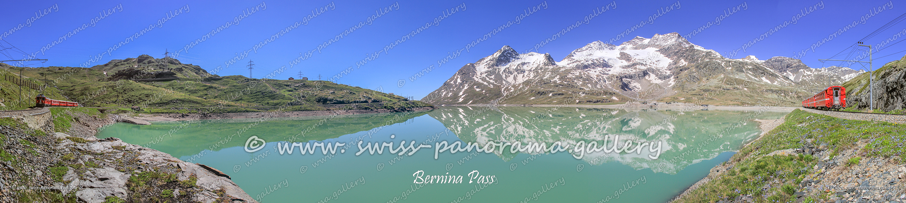 Morteratsch valley panorama