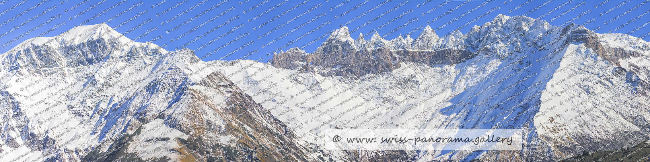 Tschingelhörner Martinsloch Kanton Glarus Alpenpanorame