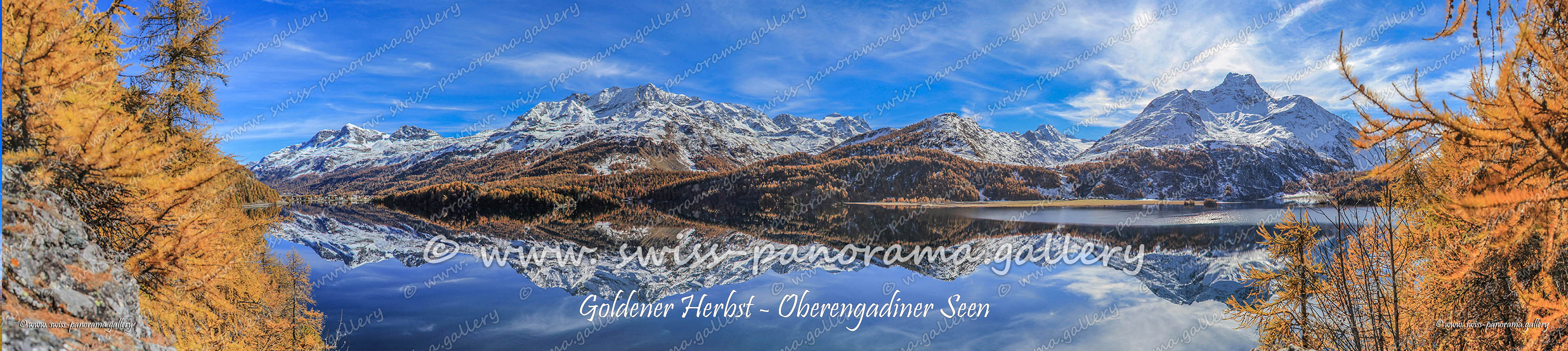 Swiss Panorama Oberengadin Silsersee