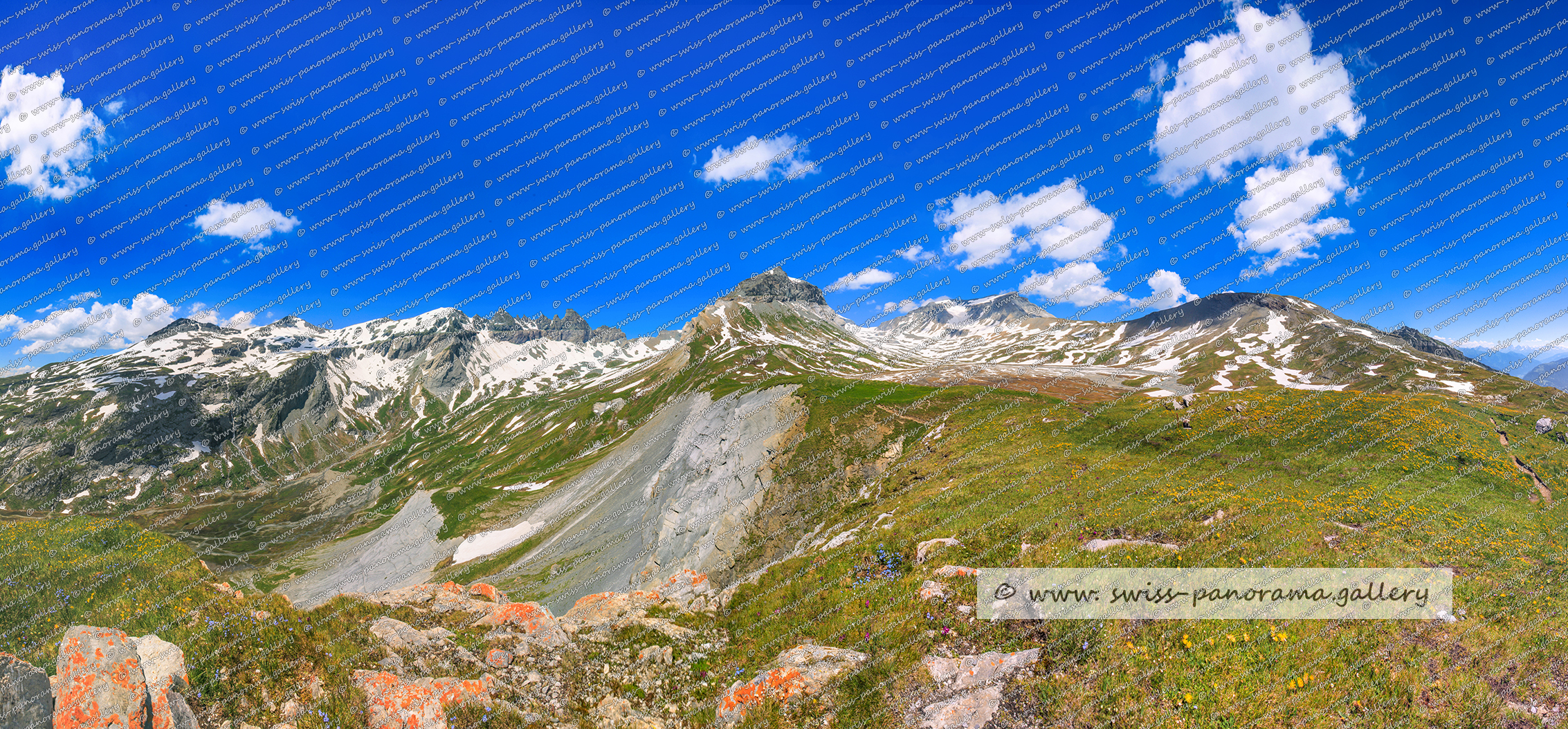 Rheinschlucht Flims Alpenpanorama Schweiz