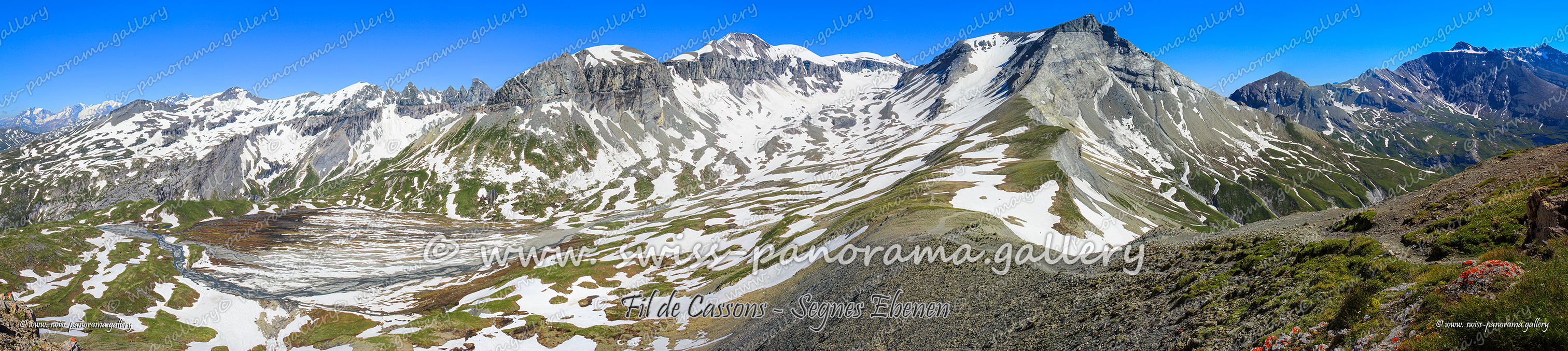 Switzerland panorama Segnas