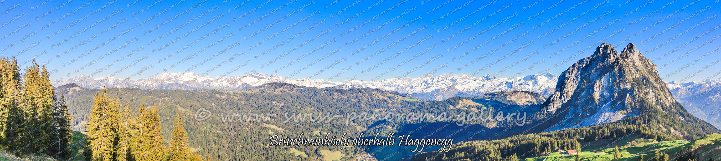 Switzerland Panorama Brüschrainhöchi Haggenegg