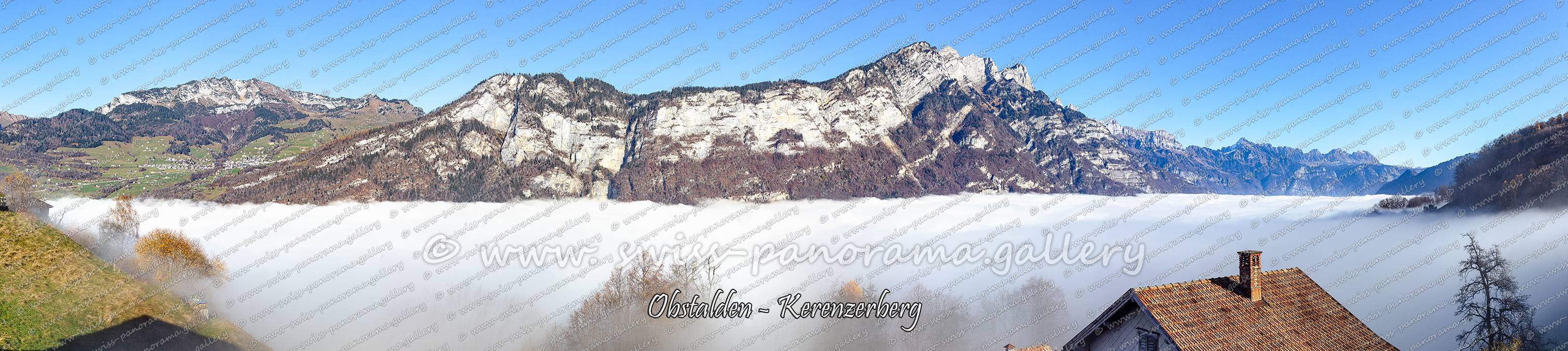 Kerenzerberg Obstalden Alpenpanorama