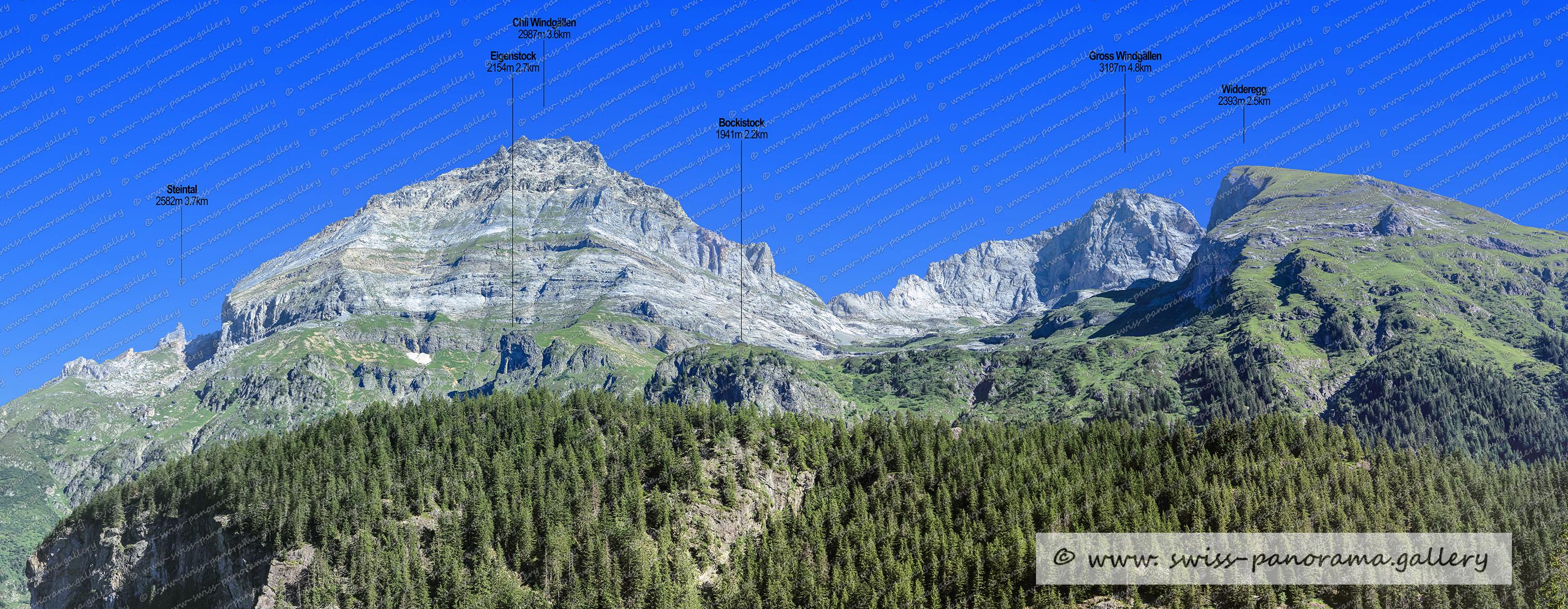 Maderanertal Sichtbare Gipfel,  Maderanertal Sichtbare Gipfel, Bockistock 1941m 2.2km, Eigenstock 2154m, Chli Windgällen 2987m, Gross Windgällen 3187m, Wilderegg 2393m, Steintal 2582m, Furggelihorn 2765m 4.1km ,  Rigg 2019m, Chli Bristen 2202m, Stucklistock 3313m, Fleckistock 3417m, Gemsplanggenstöckli 2416m, Rot Bristen 2765m, Bristen 3073m , Sunnig Wichel 2910m, Zwächten 2853m, Sunnig Wichel 2910m, Hüfistöcklenen 2393m, Hüfihütte 2334m 4.1km, Hinterbalm 1915m, Hinterbalm 1915m, Tschingel Stöck 2873m 4.8km, Zinggen 2607m,  Stotzig Grat 2990m,  Straligen Stöckli 2928m,  Straligen Stöckli 2928m,  Chli Düssi 3125m,  Gross Düssi 3256m, Schwarzstöckli 2572m, Oberalpstock 3328, Bänderstock 2806m, Fruttstock 2837m,   Hochbocki 2604 m, Gemsplanggenstöckli 2809m, Hinterbalm 1915m, Hoch Rinderbiel 2010m,  Höchen Schijen 2843m, Swiss Alps