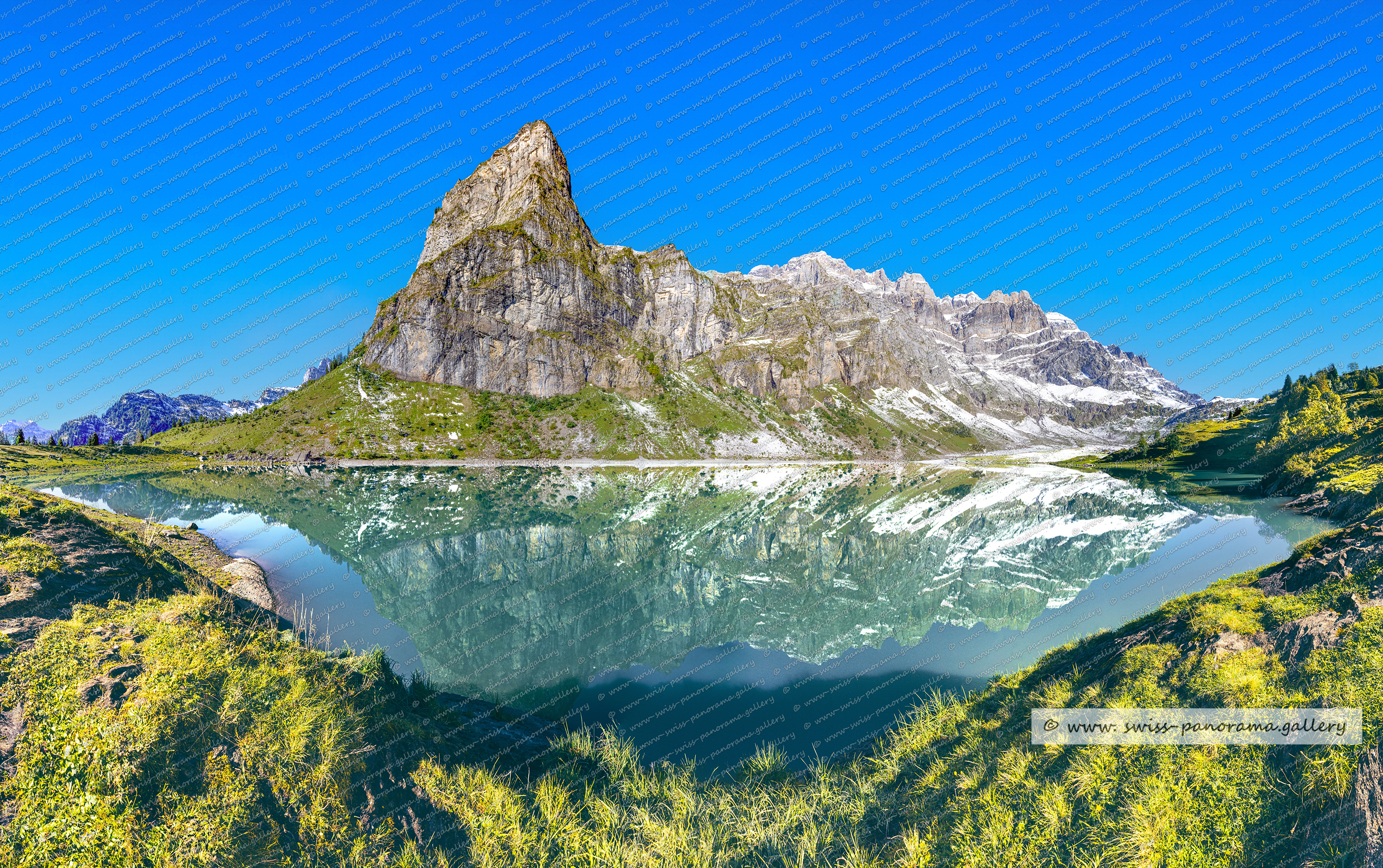 Poster kaufen Oberblegisee Glarner Alpen Kanton Glarus Alpenpanorame