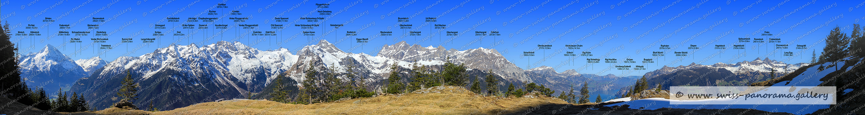 Switzerland panorama Haldi panorama Schattdorf, Beschriftetes Schweizer Alpenpanorama von Haldi Schattdorf, Hoch Fulen 2506m, Chli , Bälmeten  2415m, Schwarz Grat 2031m, Griggeler 2021m, Hinter Päuggenstöckli 2509m 10.2km, Zwächten 3079m 14.2km, Chli Spannort 3136m, Glatt Stock 3051m, Krönten  3108m, Wannelihorn 1866  , Gross Spannort 3198m, Spitzen Horen 2110m, Hoch Geissberg 2395m, Rundstock 2459m, Eggen Mandli 2448m, Breitstock 2464m, Schwarzen Stöcklenen 2582m und 2683m, Schwarzen Stöcklenen 2582m, Älplistock 2713m, Vorder Schlossberg Ostgipfel 2872m, Fläugenfadhorn 2710m, Surenen Pass 2292m 10.5km, Blackenstock 29, Brunnistock 2952 30m, Gitschengrat 2753m, Gitschenhöreli 2907m, Rotstocksattel 2733m, Uri Rotstock Südgrat 2826m, Gitschengrat 2574m, Gitschen 2513m, Gitschengrat 2541m, Schwalmis 2246m, Gandispitz 1966m, Stöckli 1893, Gütsch 1883m Oberbauenstock 2117m,  Rigi Dossen 1685m, Niederbauen Chulm 1923m, Rigi Kulm 1797m, Hubel 1713m 4.6km, Rigi Rotstock 1658m, Höch Egg 1786m 4.6km, Hüenderegg 1874m 5.1km, Vorder Mättental 1948m 5.7km, Hagelstock 2181m, Marchstöckli 2270m6.4km, Spilauerstock 2270m, Hagelstöckli 2183m 6.5km, Lang Egg 2106m 6.6km, Chronenstock 2451m, Chaiserstock 2515m, Fulen 2491m , Spilauergrätli 2303 m , Höch Nossen 2205m,   