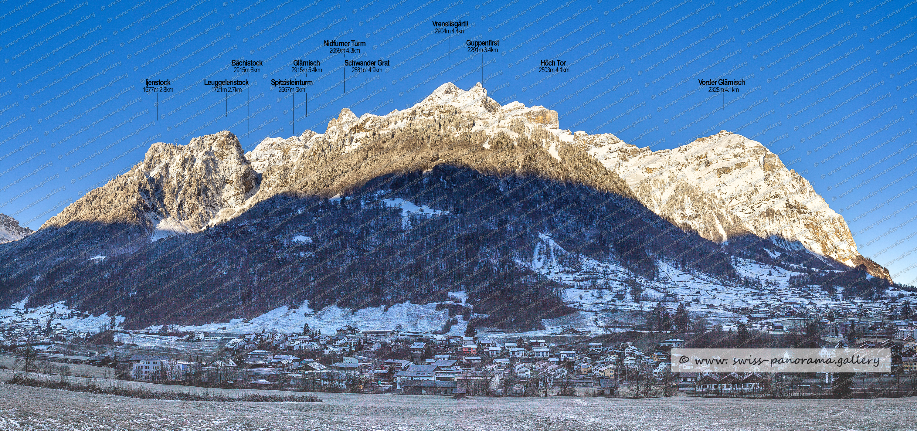 Panorama Alp Grat, Blackenstock, Brunnistock, Rot Gitschen und Gitschen, Bristen 3073m, Rossmettlengrat 2805m 20.6km, Spitzberg 2934m 21.6km, Fellihorn 2126m 8.7km, Schwarz Berg, Vorder Bächenstock 2476m 10.3km, Diederberg 2650m 11km, Rienzenstock, Mittagstock 2506m, Rohrspitzli 3220m16.9km, Wildenlauwenenhöreli 2547m, Leidstock 2419m, Schnürstock 2131m, Witenstock 2392m 7.9km, Sunniggratlii 2034m, Uf den Spitzen 2047 4.8km    , Gwasmet 2265 m, Jakobiger 2505m, Grossgand  2311m 4.5km, Ruchälplistock 2476m, Bälmeten  2415m, Schwarz,  Grat 2021m, Niederbauen Chulm 1923m, Oberbauenstock 2117m, Rigi Scheidegg 1662m, Gibelstockhöreli 1848m 9.5km, Gitschen 2513m, Rot Gitschen 2673m, Wannelihorn 1866 6.6km, Gitschenhöreli 2907m, Rundstock 2459m, Hoch Geissberg 2395m, Brunnistock 2952, Älplistock 2713m, Fläugenfadhorn 2710m