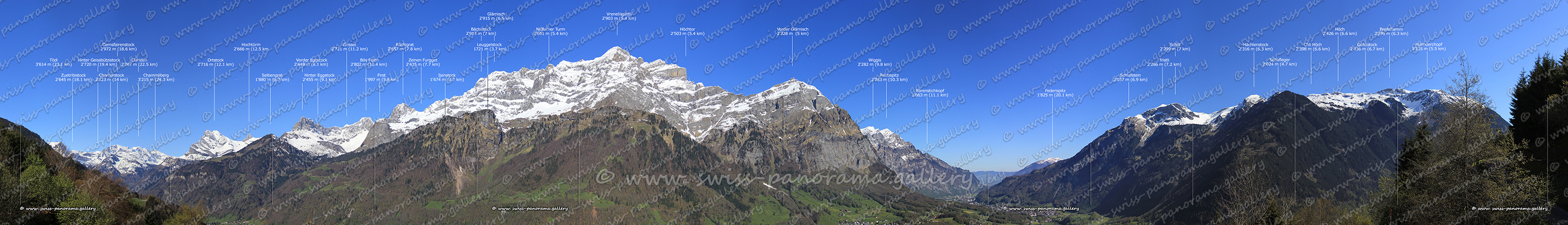 Schweizer Alpenpanorama Schwanderturm Glarner Alpenpanorma swiss-panorama.gallery