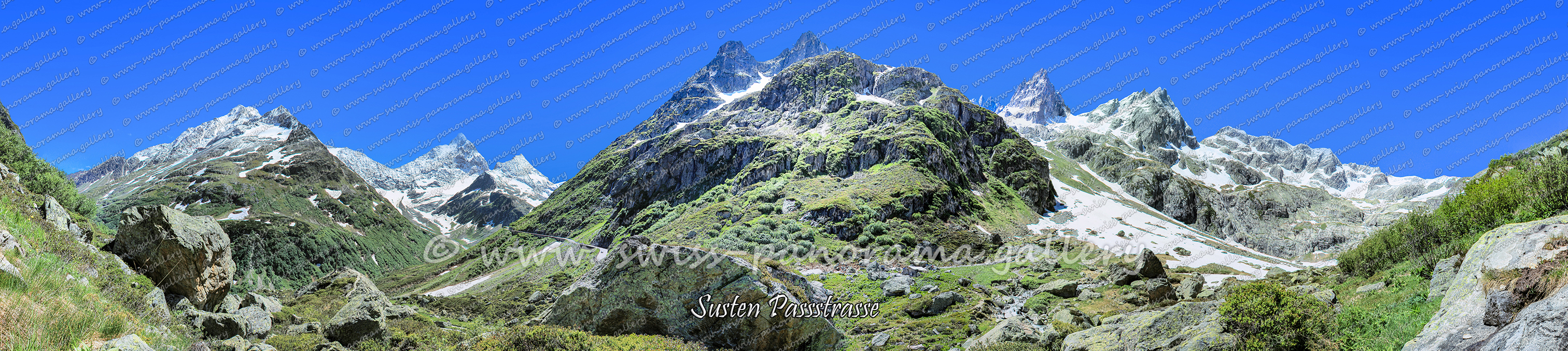 Switzerland panorama Susten Pass