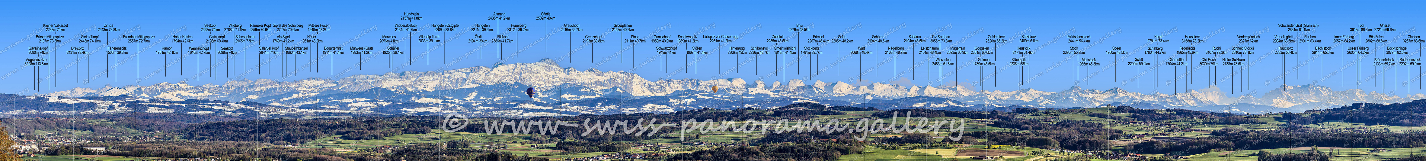 Weinfelden Panorama, Alpenpanorama von Weinfelden, Gavalinakopf 2080m 74km, Tödi 3613m 86.3km, Augstenspitze 3228m 113.8km, Kleiner Valkastiel 2233m 74km, Steintälikopf 2443m 74.1km, Zimba 2643m 73.8km, Brandner Mittagspitze 2557m 72.7km, Höher Kasten 1794m 42.6km, Seekopf 2698m 74km, Galinakopf 2198m 60.4km, Panüeler Kopf 2856m 70.6km, Wildberg 2788m 71.6km, Schesaplana 2965m 73km, Gipfel Schafberg 2727m 70.6km, Mittlere Hüser 1949m 43.2km, Marwees 2056m 41km, Hundstein 2157m 41.8km, Widderalpstöck 2131m 41.7km, Hängeten Ostgipfel 2211m 39.3km, Gamschopf 1959m 40.9km, Lütispitz, dahinter Chäserrugg 2261m 41.2km, Schofwissspitz 1989m 41.2km, Brisi 2279m 48.5km, Zuestoll 2235m 48.6km, Frimsel 2267m 48.4km, Selun 2205m 48.2km, Schären 2194m 48.5km, Piz Sardona 3055m 73.3km, Schären 2194m 48.5km 48.5km, Heustock 2471m 61.4km, Hausstock 3158m 78.2km, Federispitz 1865m 45.6km, Ruchi 3107m 79.3km, Vorderglärnisch 2327m 62km, Schneid Stöckli 2810m 78.1km, Rautispitz 2283m 56.4km, Bächistock 2914m 65.5km, Clariden 3267m 83.6km, Bocktschingel 3079m 82.5km, Redertenstock 2292m 59.9km, Brünnelistock 2133m 55.7km, Tödi 3613m 86.3km, Grisset 2721m 69.6km, Usser Fürberg 2605m 64.2km, Bös Fulen 2802m 68.8km, Inner Fürberg 2657m 64.2km, Ruchen 2901m 63.4km, Schwander Grat (Glärnisch Massiv 2881m 64.1km, Vrenelisgärtli 2904m 63.5km, Hinter Sulzhorn 2738m 78.6km, Chli Ruchi 3039m 79km, Chümettler 1704m 44.2km, Schafberg 1790m 44.7km, Schafberg 1790m 44.7km, Schilt 2299m 59.2km, Speer 1950m 43.5km, Chümettler 1704m 44.2km, Stock 2390m 55.2km, Mattstock 1936m 45.3km, Silberspitz 2236m 58km, Gulmen 1789m 45.5km, Wismilen 2483m 61.8km  

 