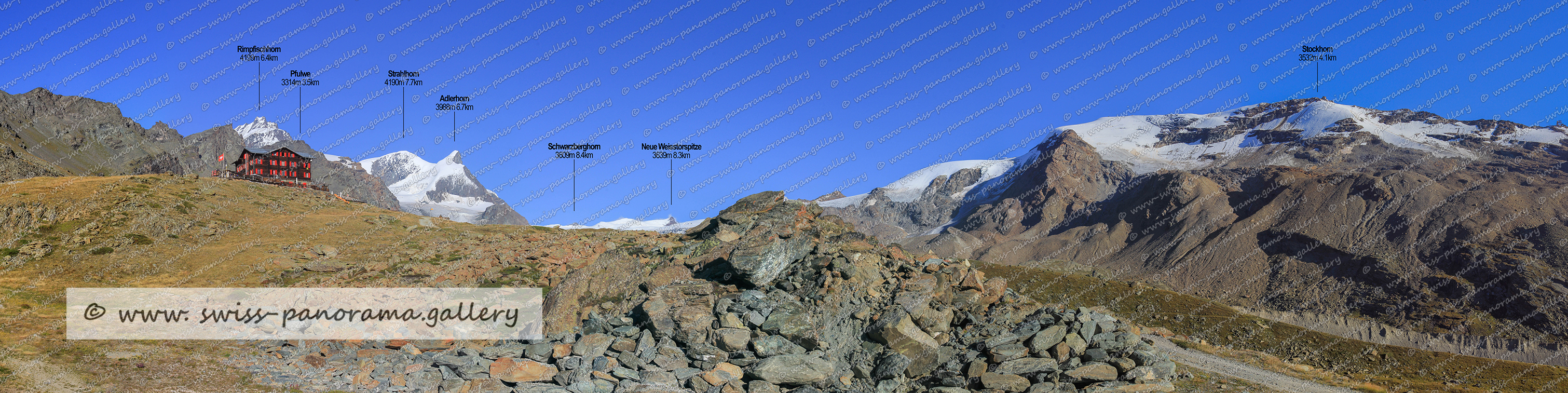 Switzerland Zermatt Rothorn panorama Bergstation swiss-panorama.gallery Schweizer Alpenpanorma