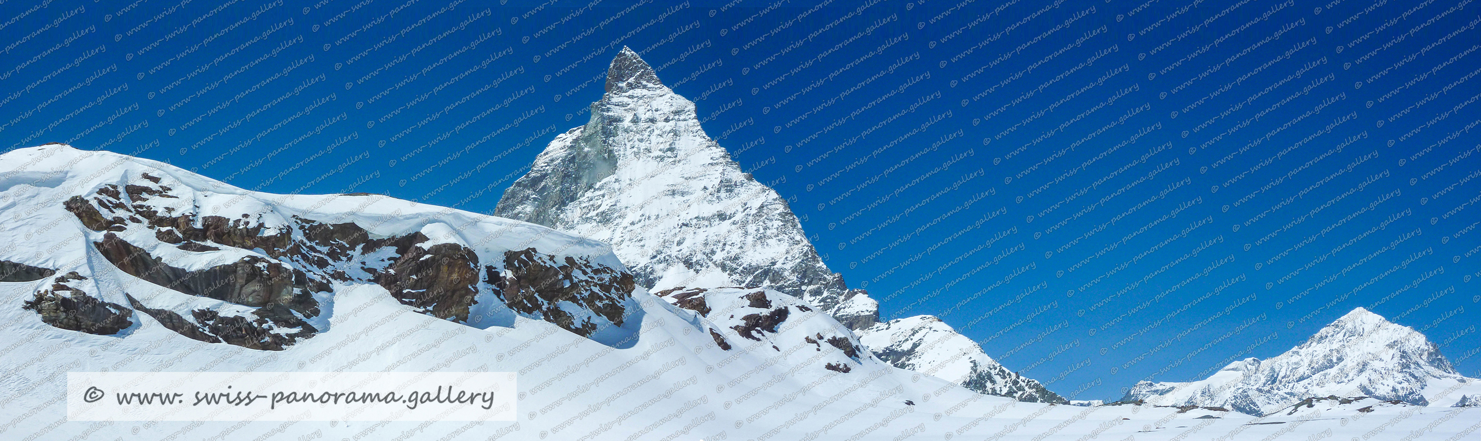 Switzerland Zermatt Trockener Steg Matterhorn Panorama Schweizer Alpenpanorana, Alpenpanoramen